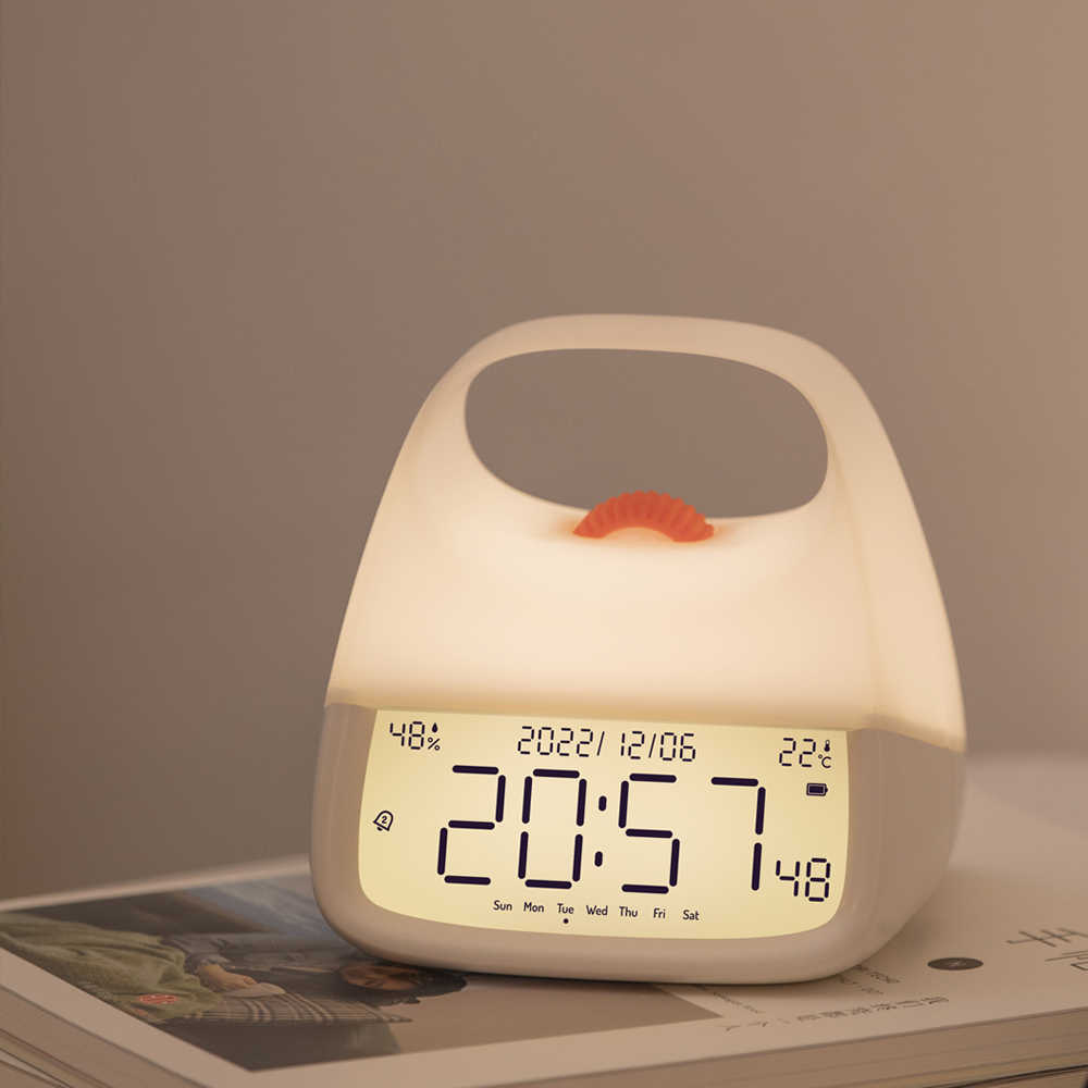 Digital Clock With Night Light