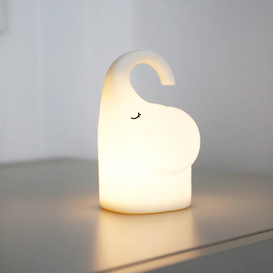 Silicone Hanging Elephant Night Light/Lamp for Kids