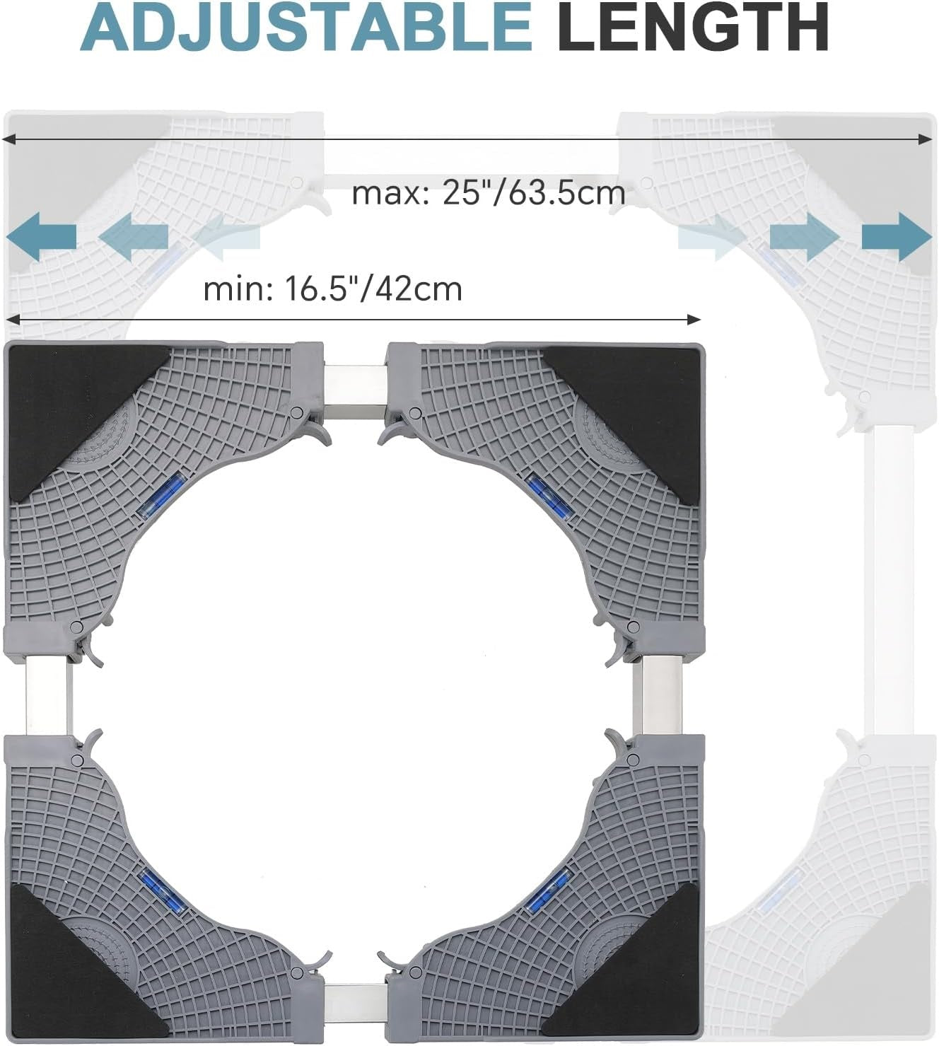 Adjustable Washing Machine Stand