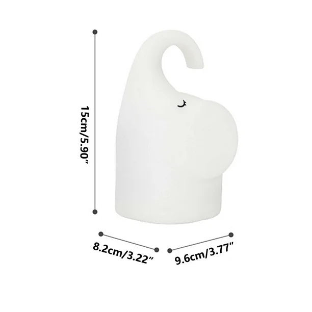 Silicone Hanging Elephant Night Light/Lamp for Kids