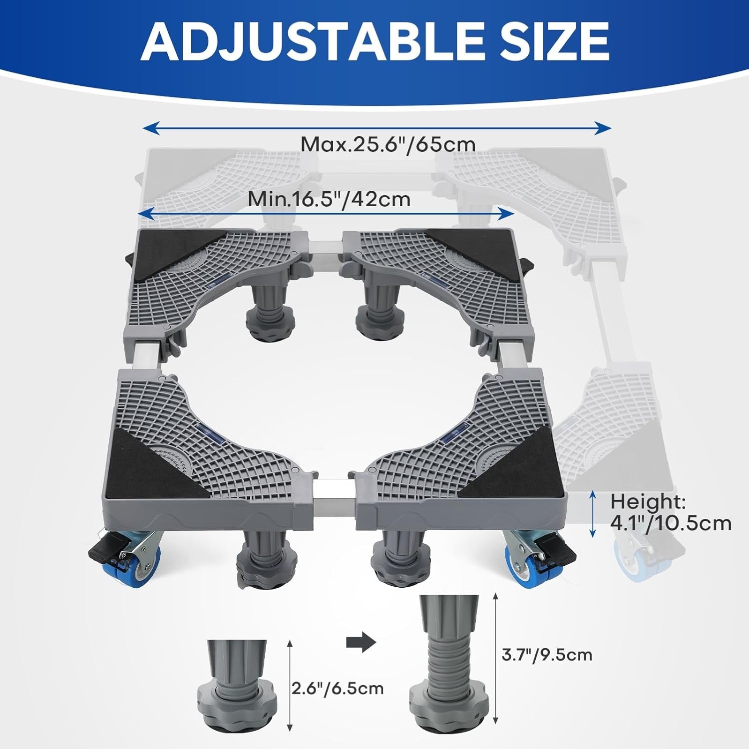 Adjustable Washing Machine Stand
