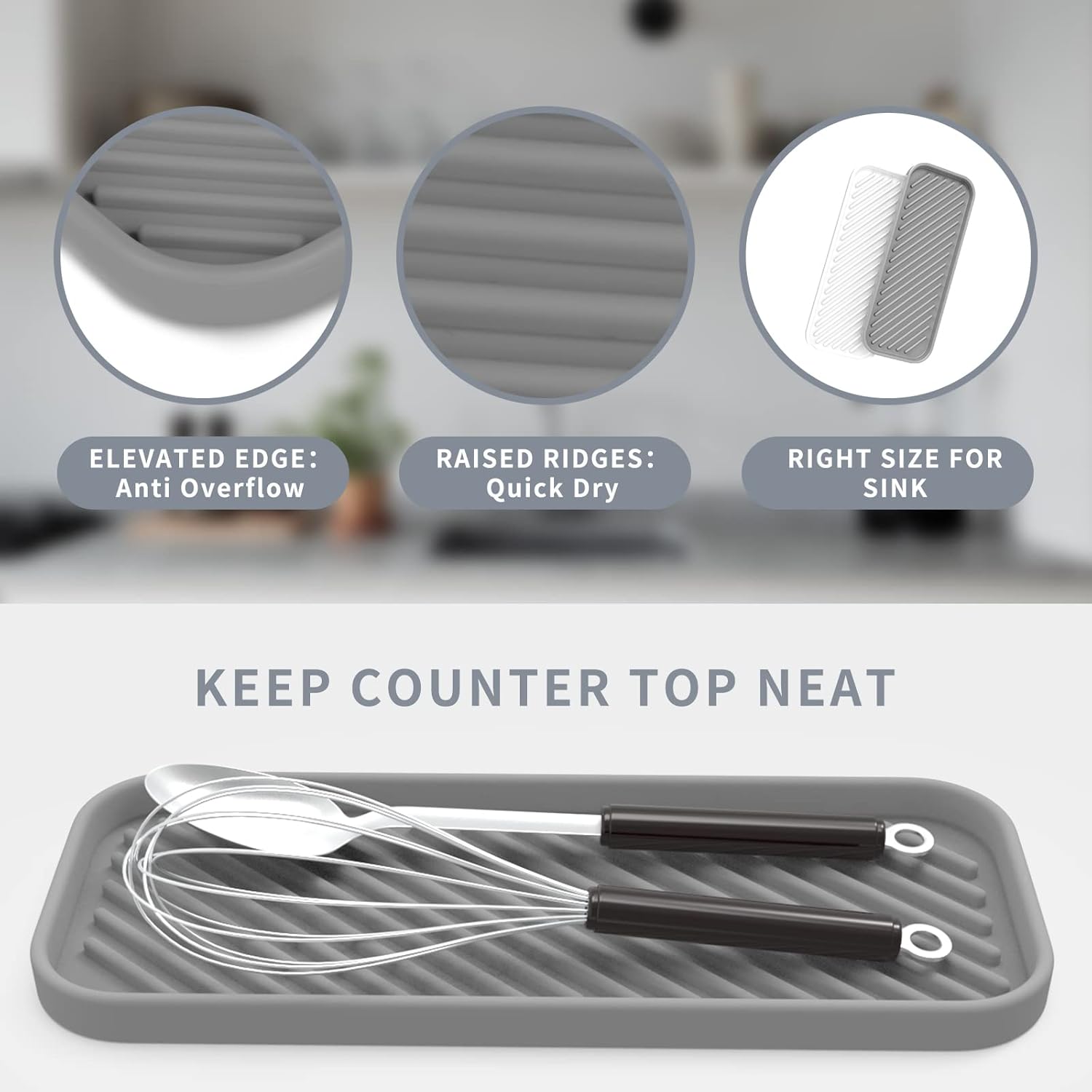 Silicone Sink Organizer Tray/Dish