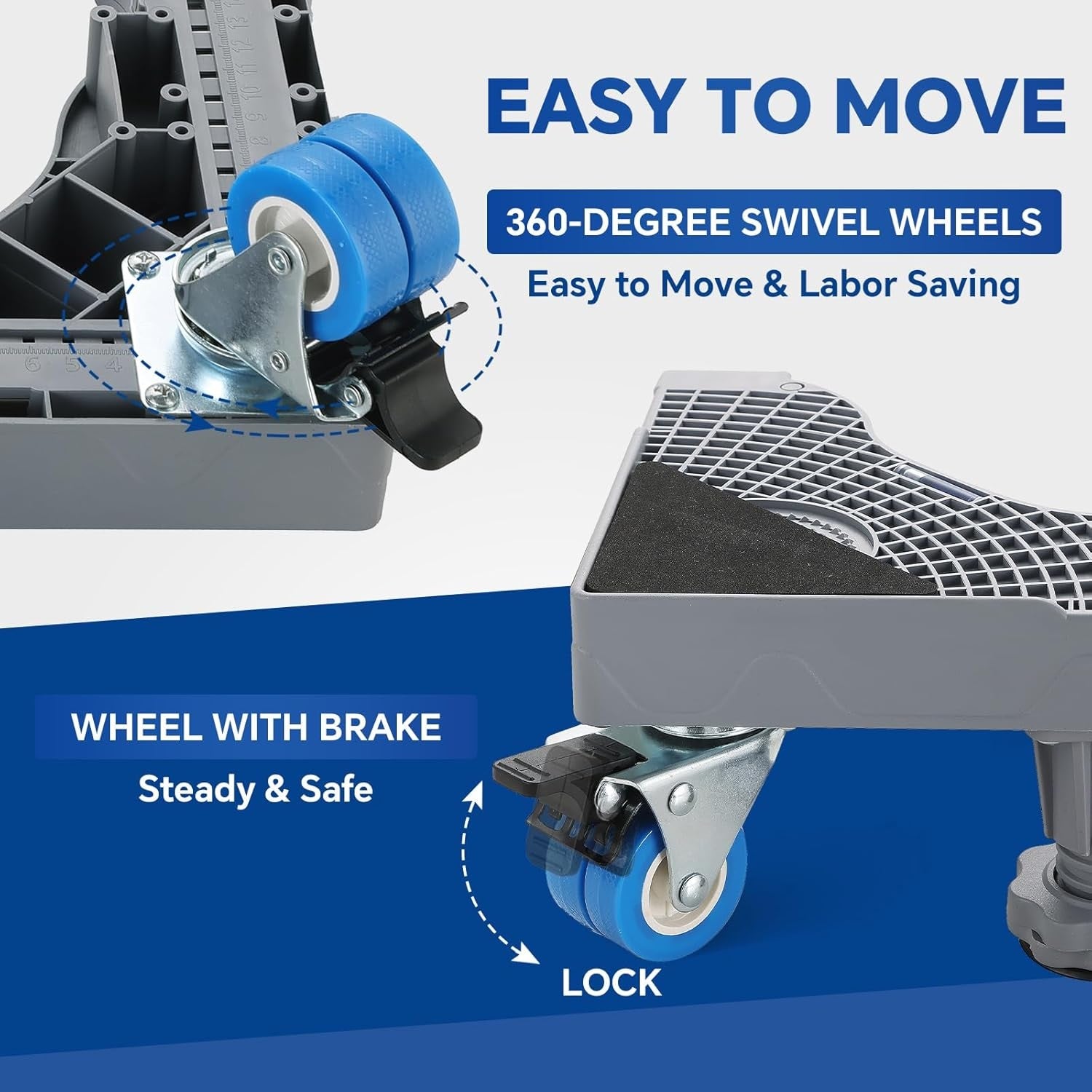 Adjustable Washing Machine Stand