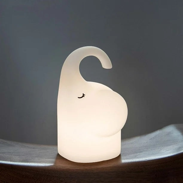 Silicone Hanging Elephant Night Light/Lamp for Kids