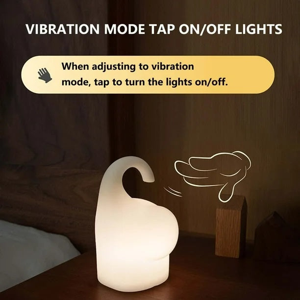 Silicone Hanging Elephant Night Light/Lamp for Kids