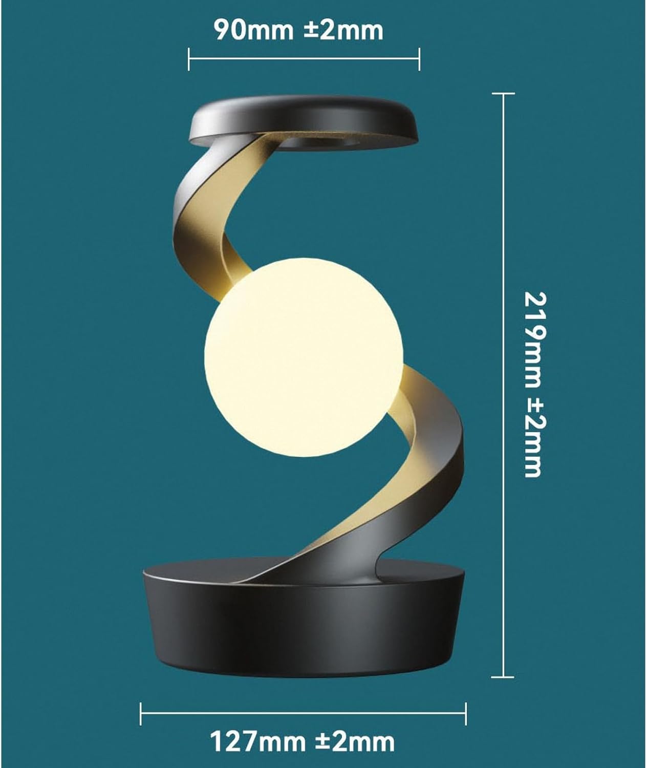 Rotating Moon Night Lamp/Light