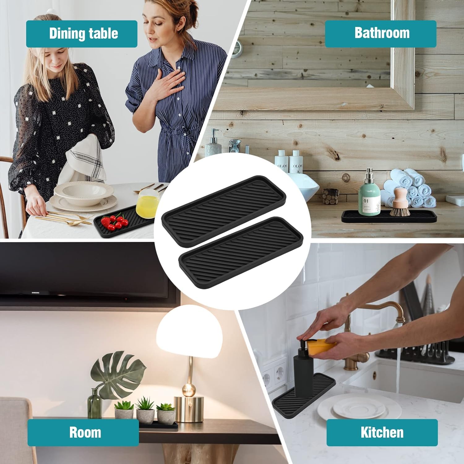 Silicone Sink Organizer Tray/Dish