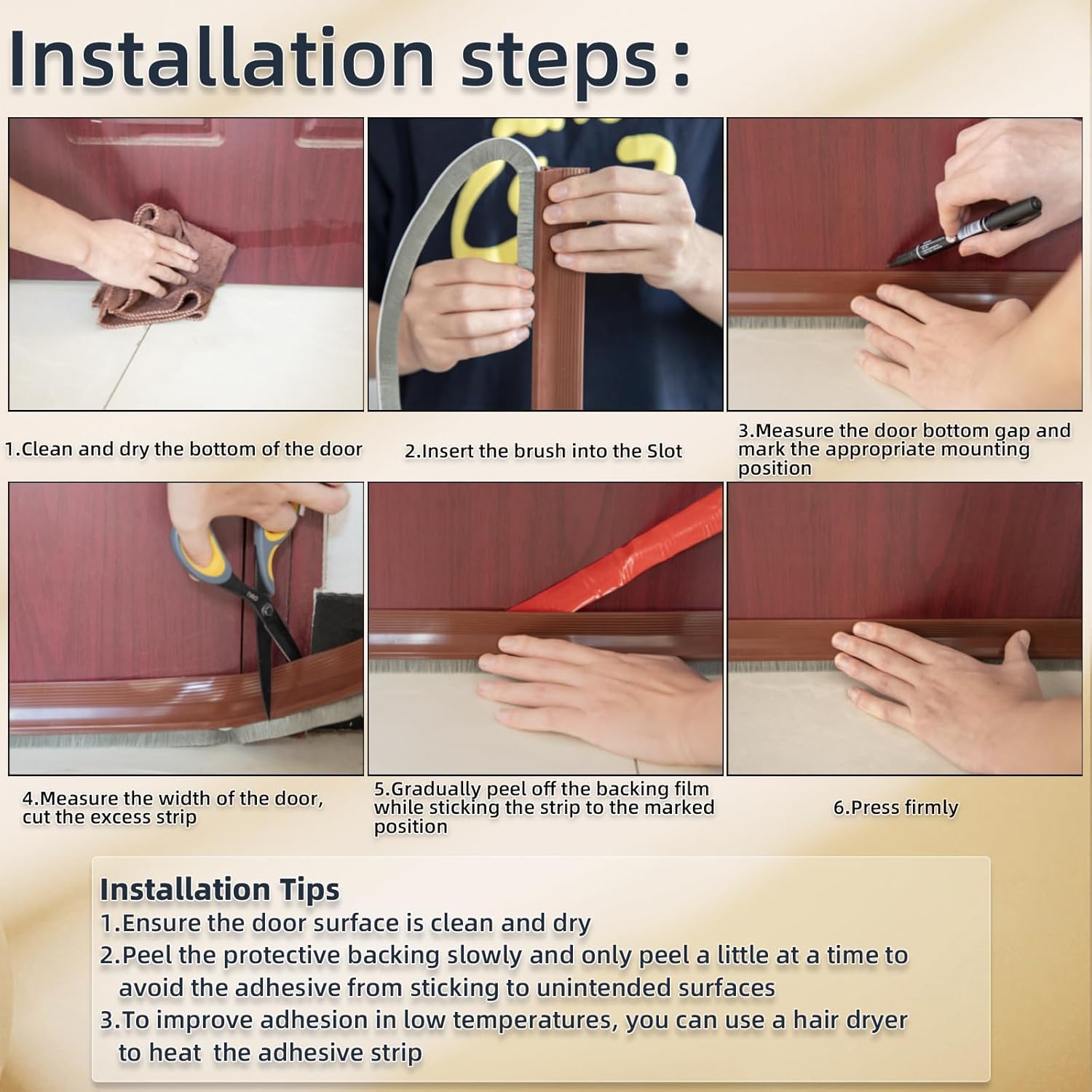 Door Bottom Seal Strip