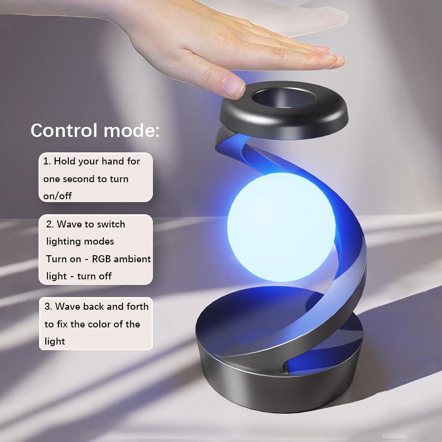 Rotating Moon Night Lamp/Light