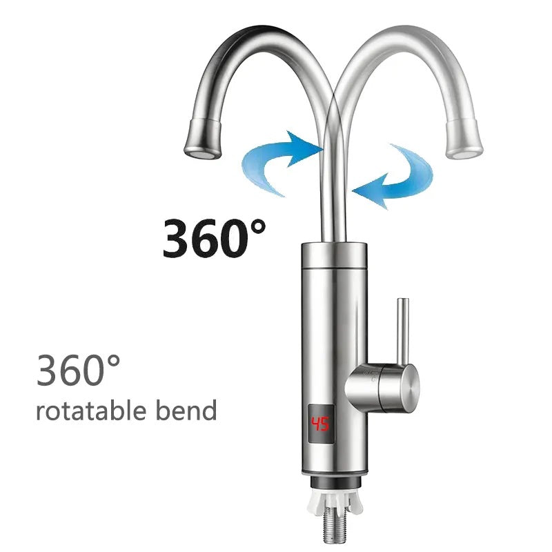 Stainless Steel Electric Instant Hot Water Faucet
