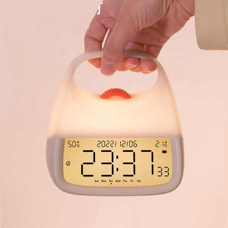 Digital Clock With Night Light