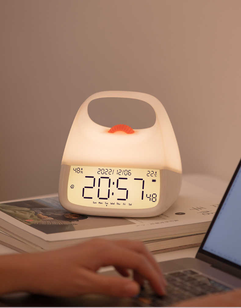 Digital Clock With Night Light