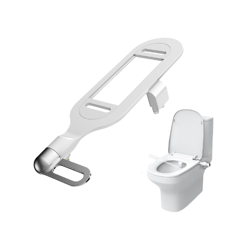 Toilet Bidet Attachment – Dual Nozzles with Adjustable Spray