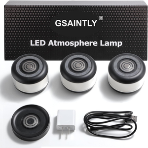 Portable LED Candle Lamp Night Lights Pack of 3 with Charging Base