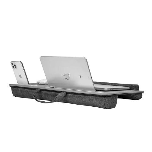 Portable Laptop Desk with Phone Holder & Wrist Rest
