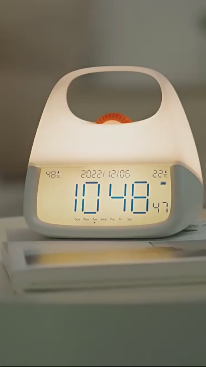 Digital Clock With Night Light